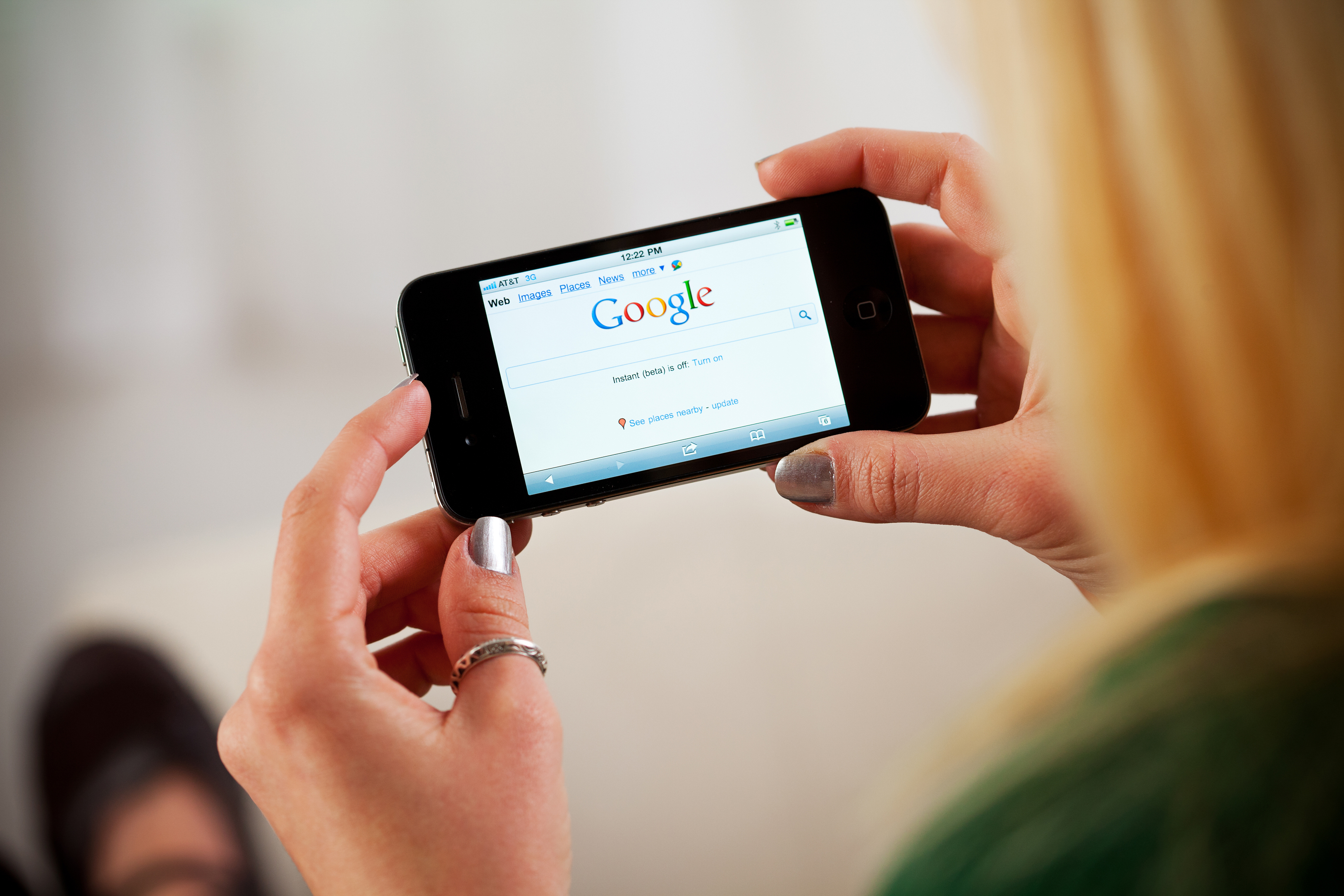 Google pe telefonul mobil, smartphone