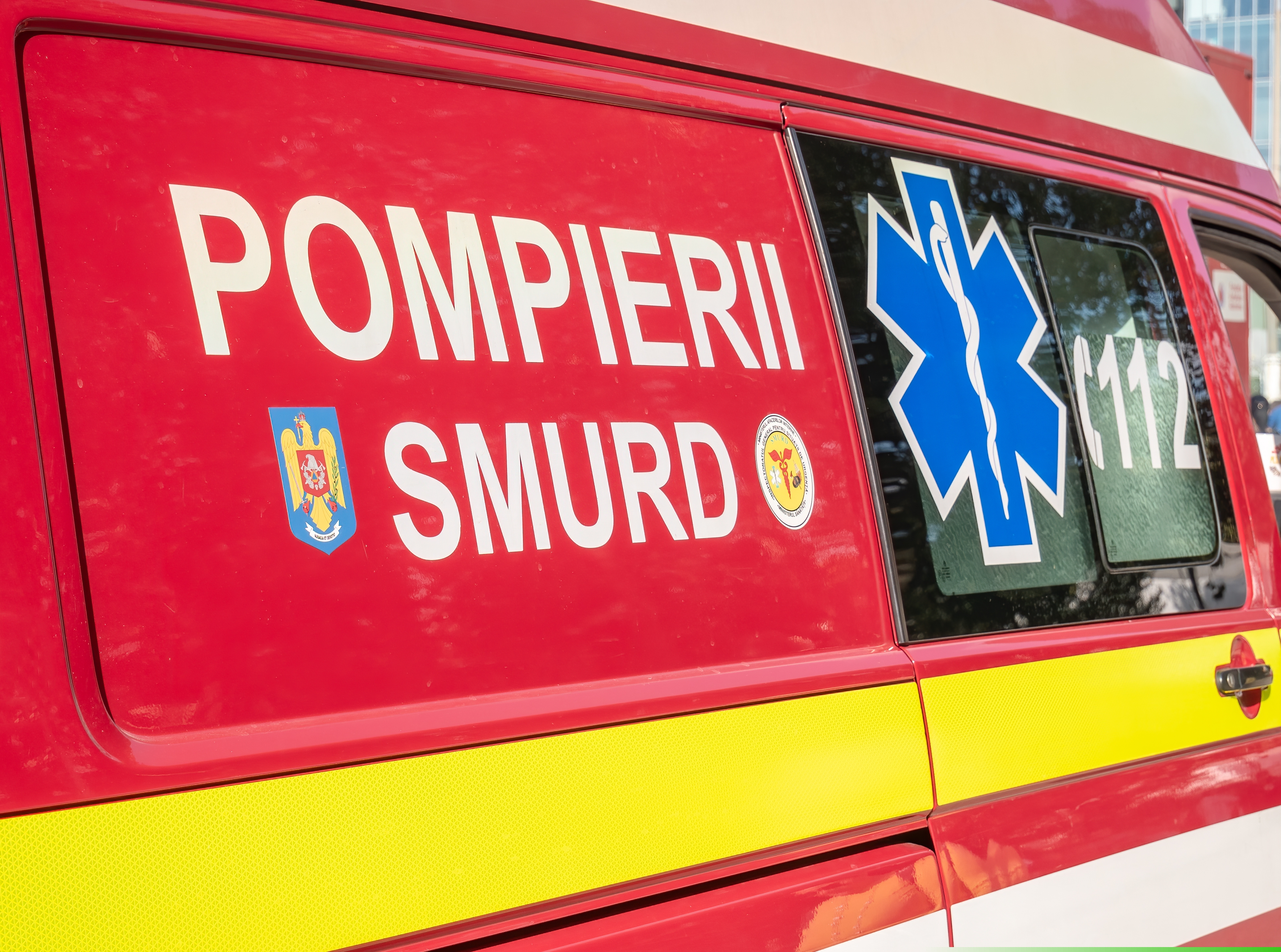 Bucharest,,Romania,-,10.07.2022:,Smurd,Ambulance,Van.,Smurd,Is,An