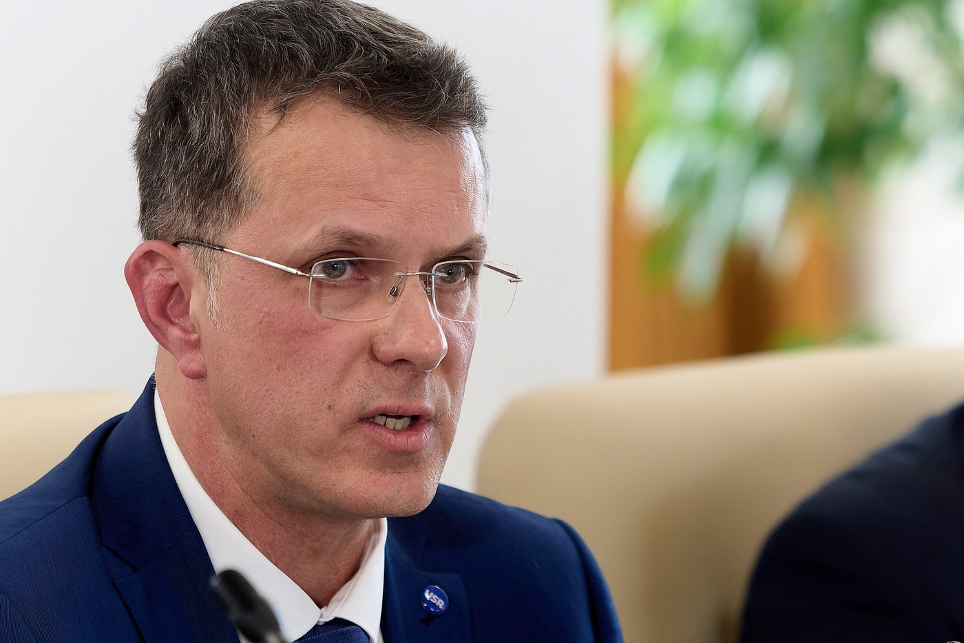 Ionut Mosteanu, Proposed Minister of Defense, heard in Parliament, Bucharest, Romania - 23 Jun 2025