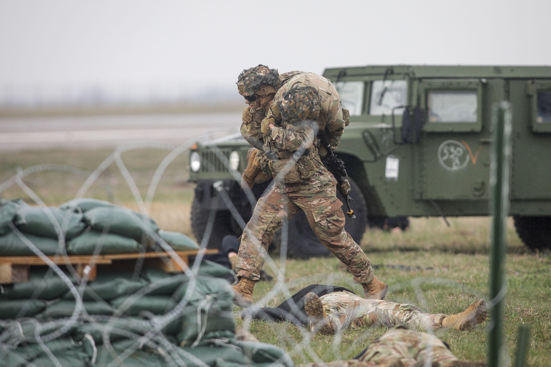 Mihail Kogalniceanu bază, soldați americani în România