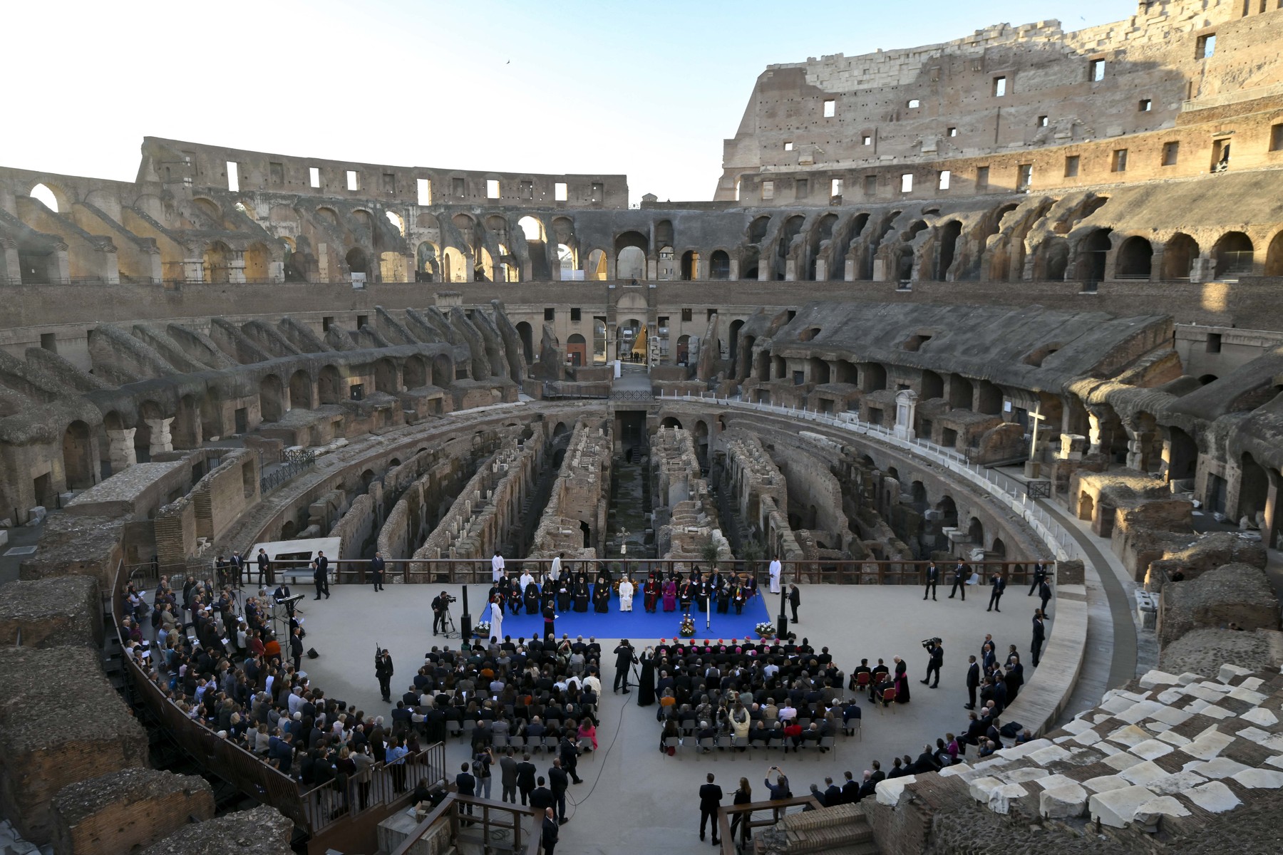 Pope Leo XIV At Meeting For Peace At The Colosseum - Rome