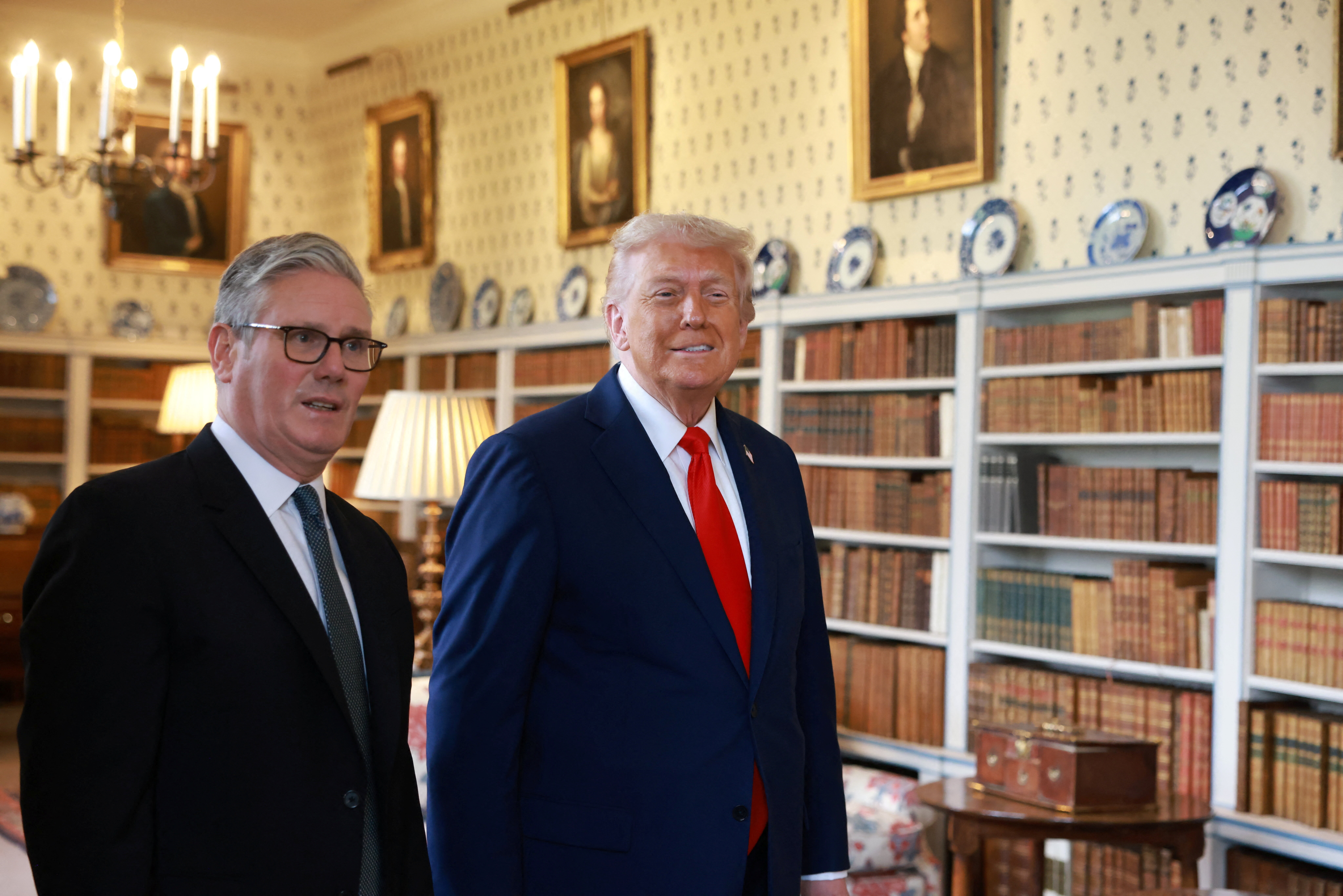 U.S. President Trump makes second state visit to Britain