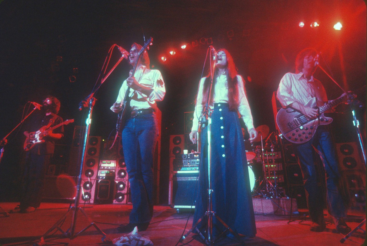 The Grateful Dead performing in 1975 Credit: Jeffrey Mayer/Rock Negatives/MediaPunch Donna Jean Godchaux