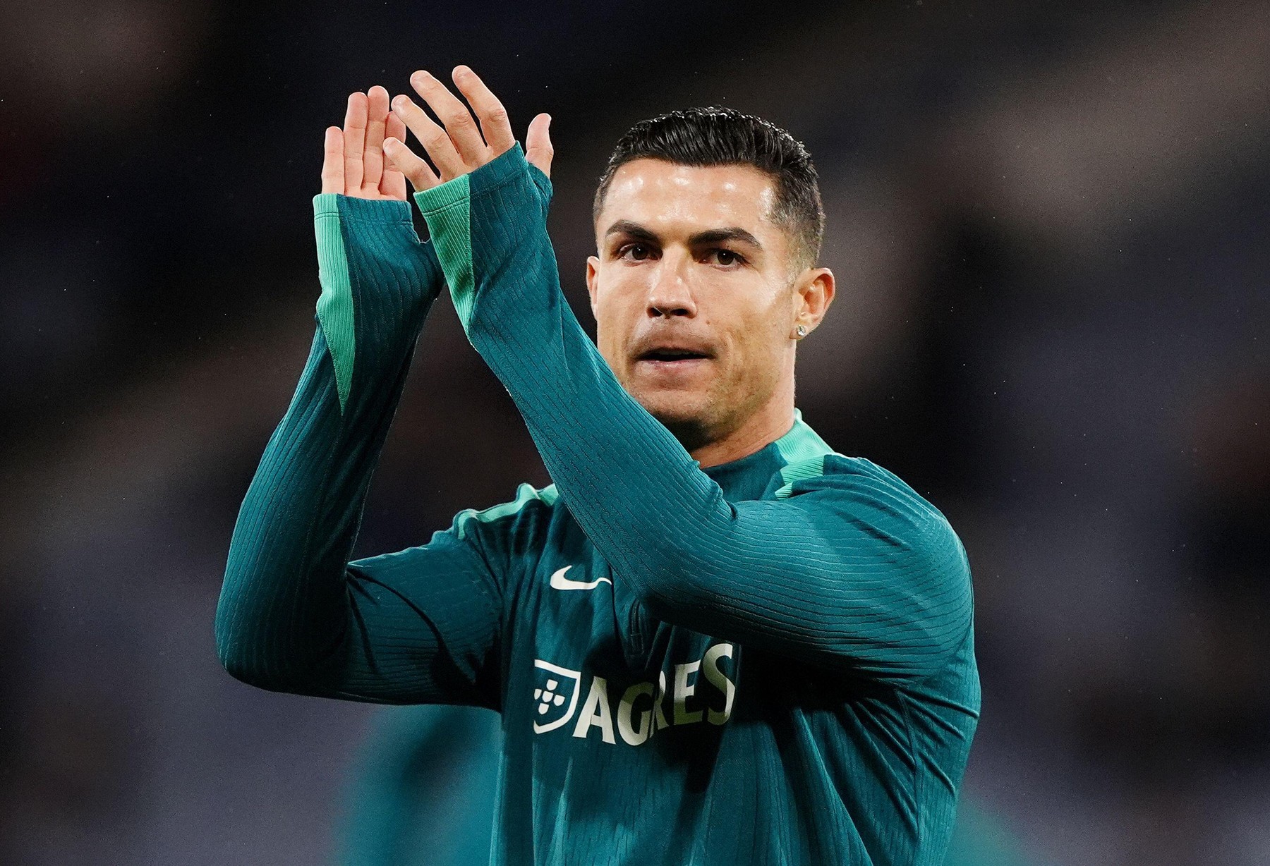 File photo dated 15-10-2024 of Cristiano Ronaldo, who is planning to retire &quot;soon&quot; and predicts he &quot;probably will cry&quot; when the time comes. Issue date: Tuesday October 4, 2025.