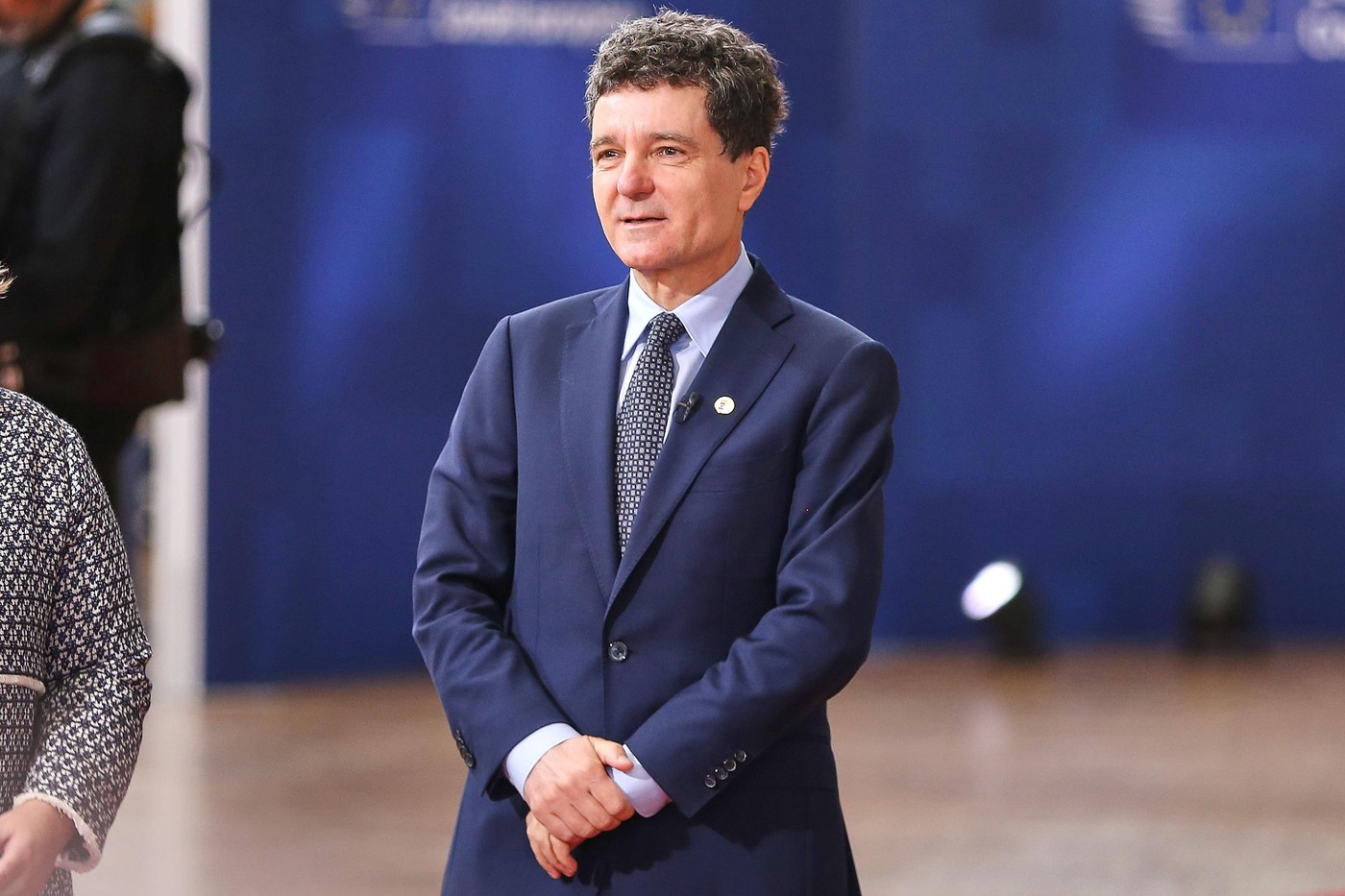 Brüssel, Belgien, 23.10.2025: Europa-Gebäude: Europäischer Rat: Nicusor Dan, Präsident von Rumänien *** Brussels, Belgiu