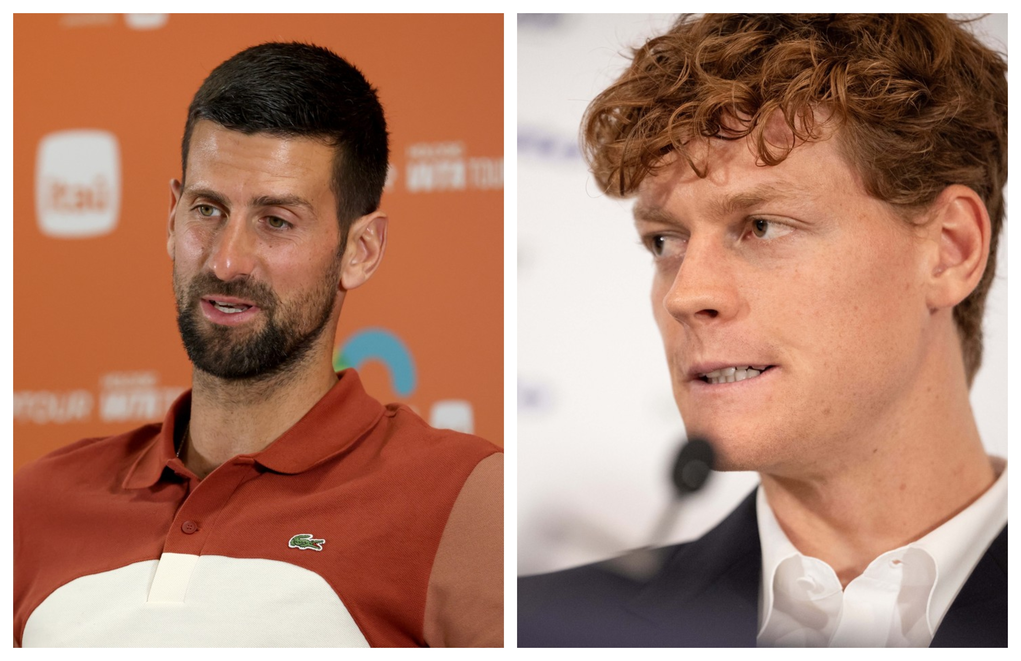 Novac Djokovici și Jannik Sinner