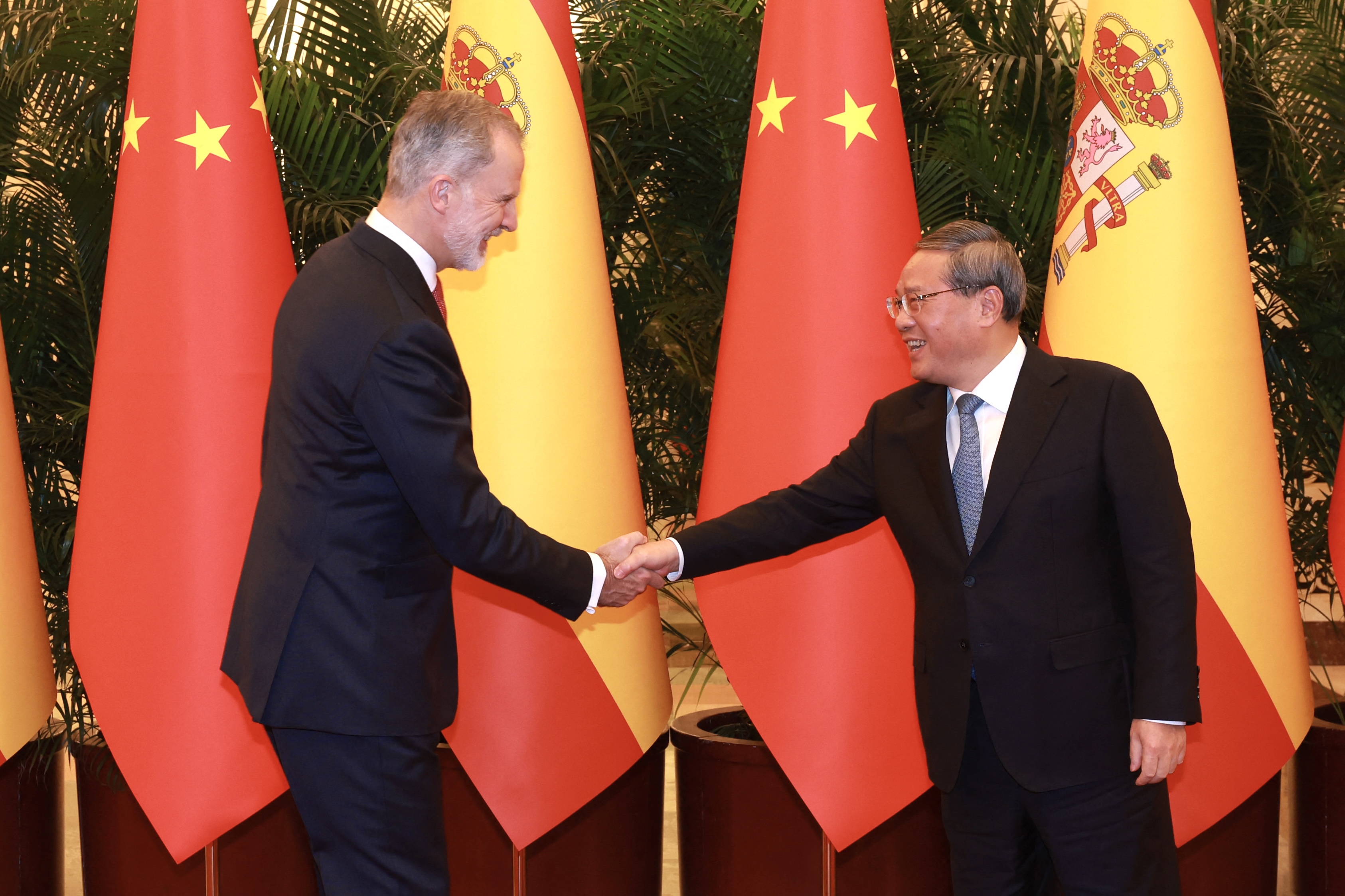Regele Spaniei Felipe al VI-lea, primit cu onoruri la Beijing/ Profimedia