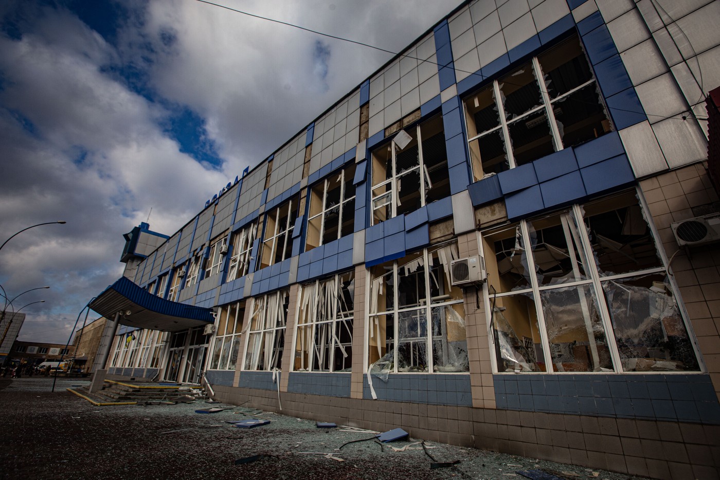Massive Russian Drone Attack In Sumy Destroys Train Station, Buildings And Houses