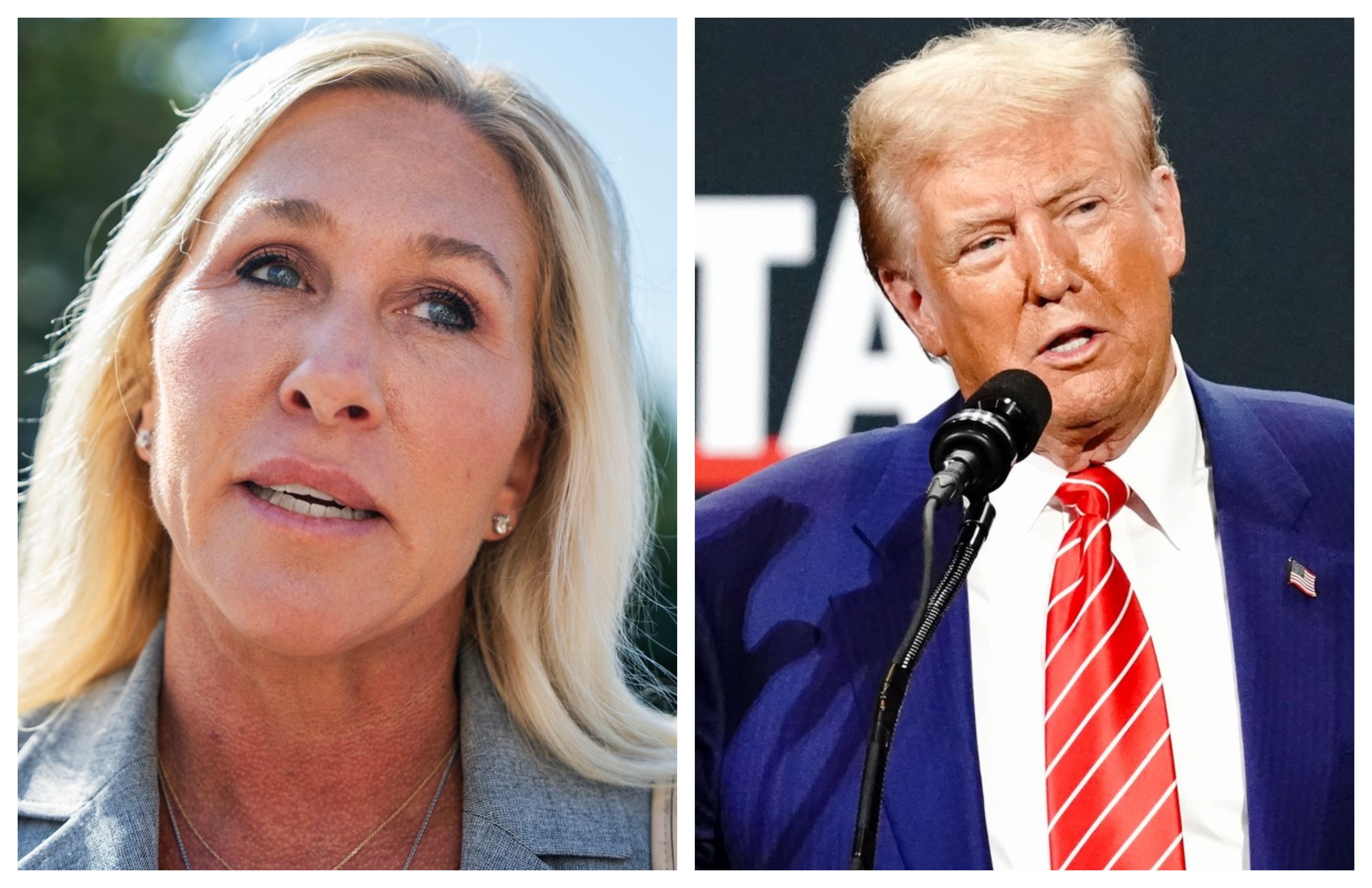 Marjorie Taylor Greene și Donald Trump