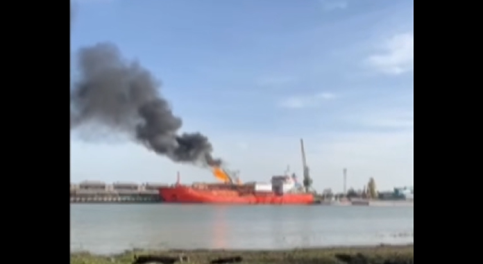 nava gpl lovita de drona