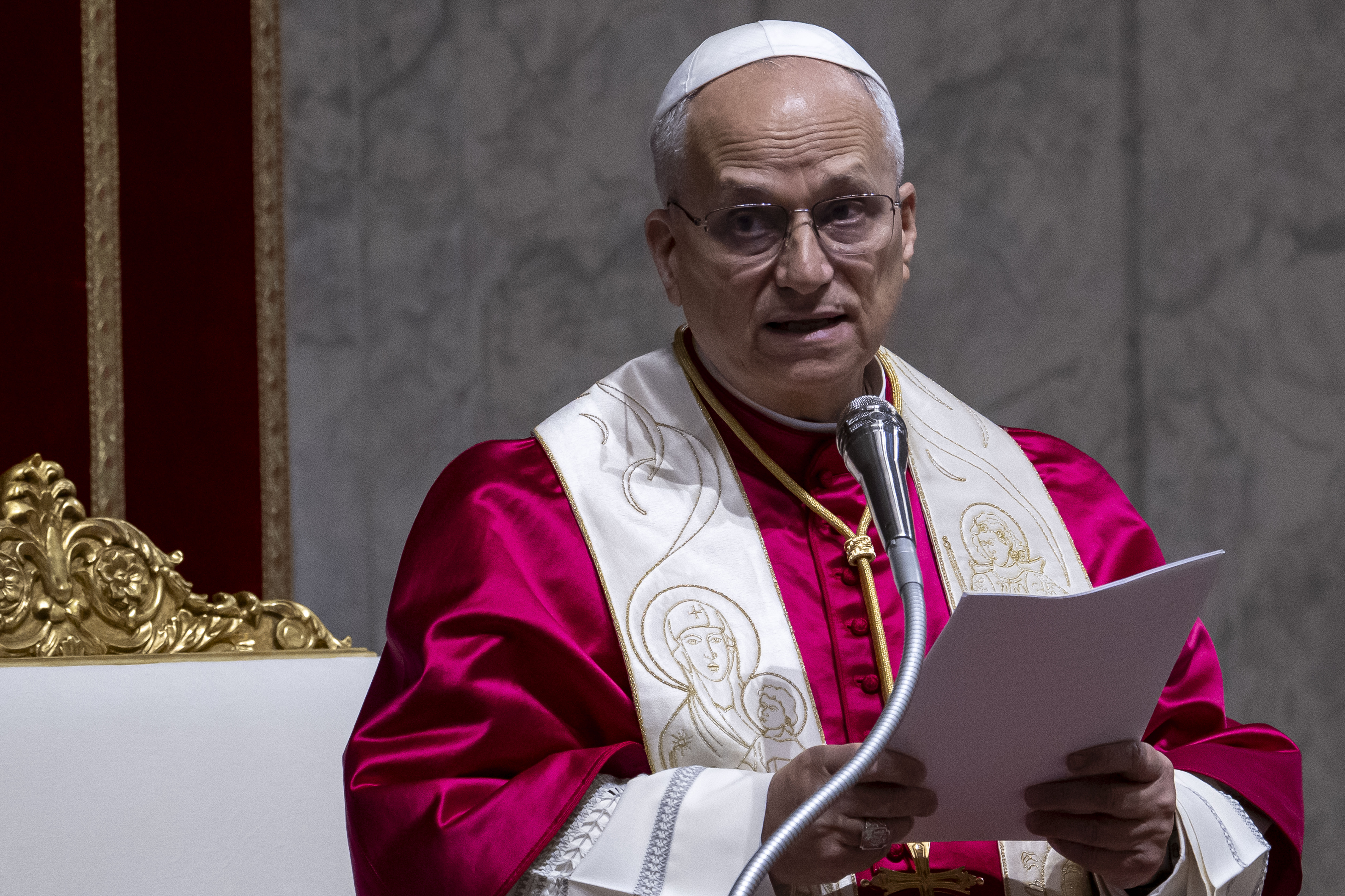 Pope Leo XIV Leads 'Prayer Vigil For Peace' At The Vatican