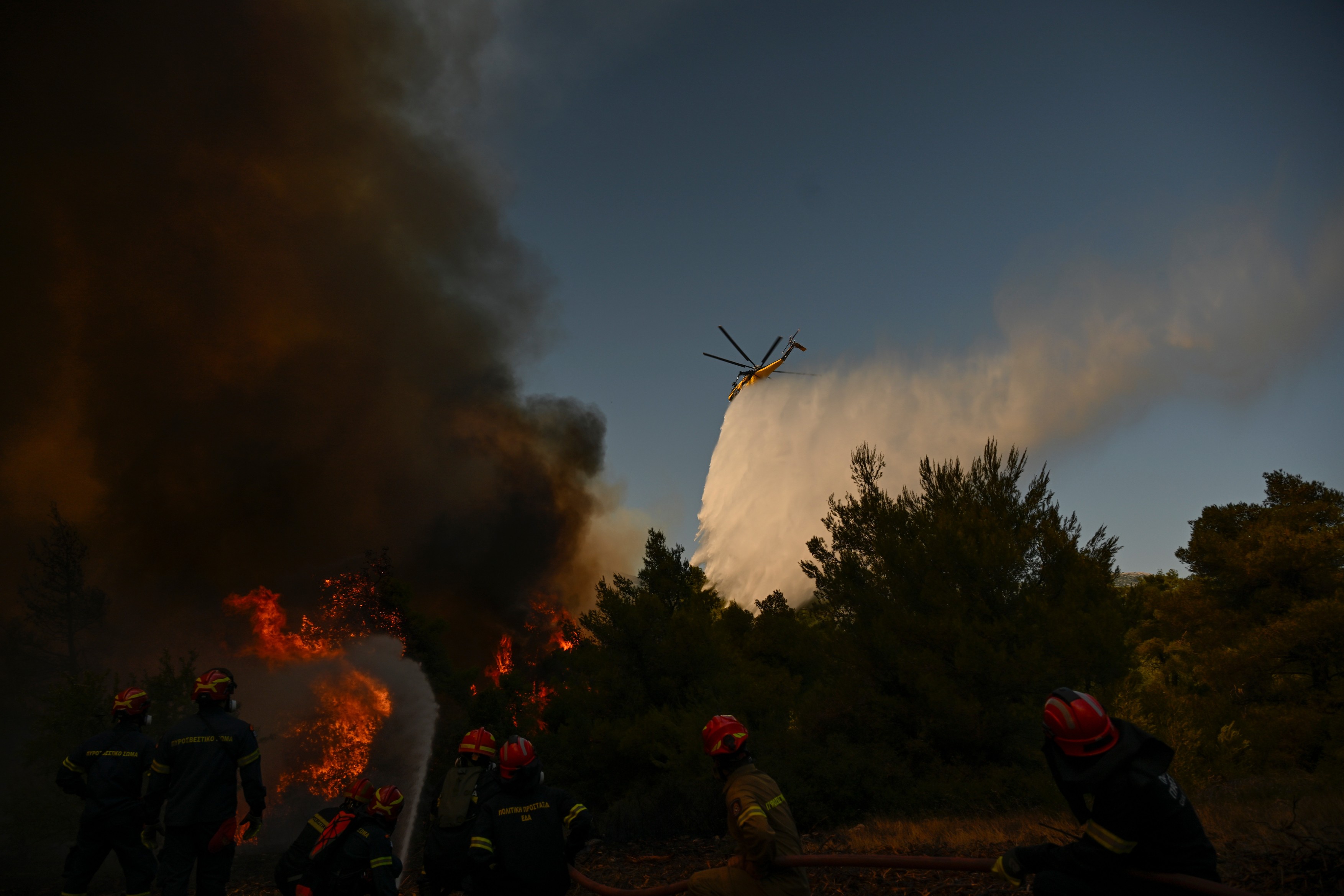 APTOPIX Greece Wildfires
