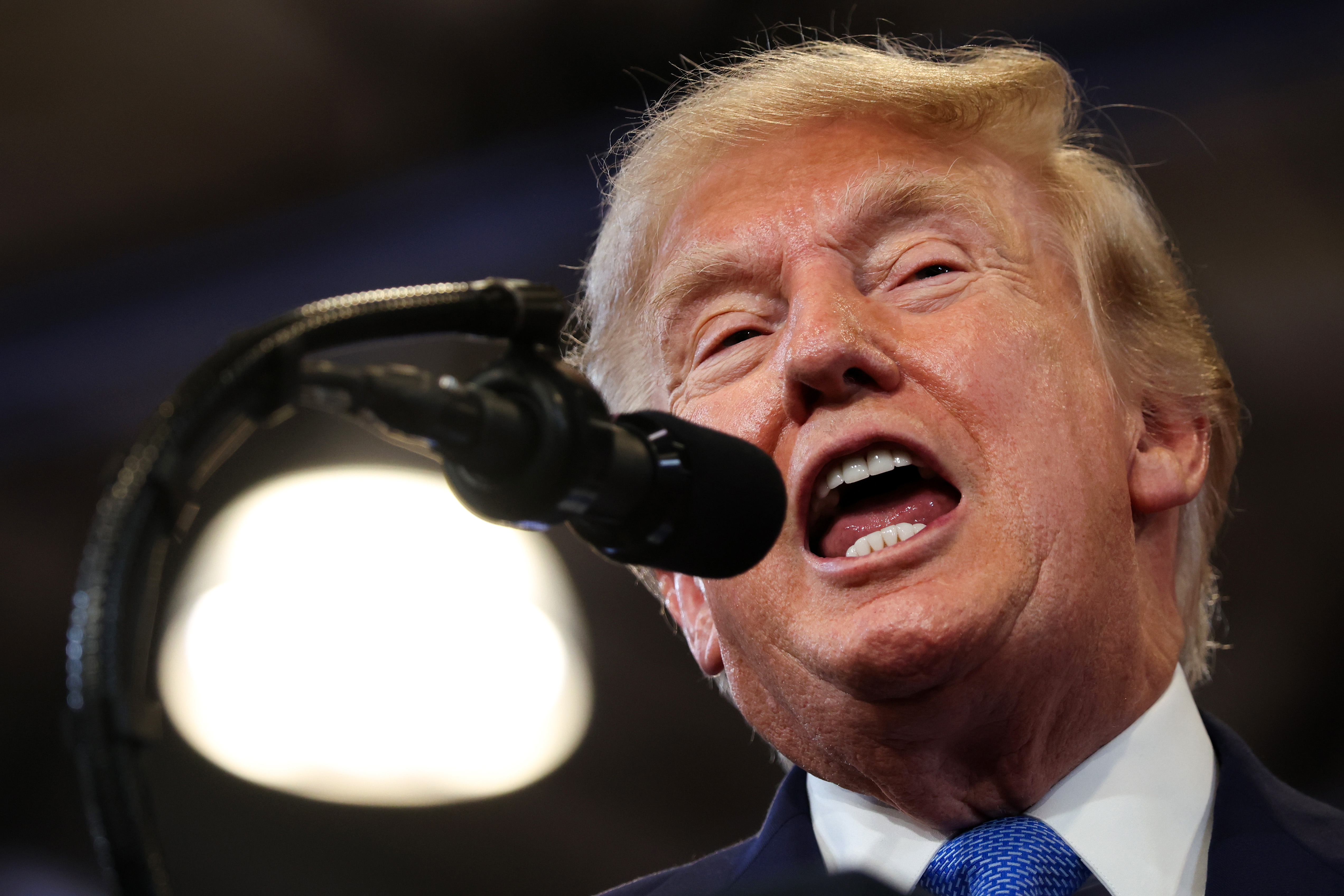 President Trump Speaks At The Nassau County Police Academy Center
