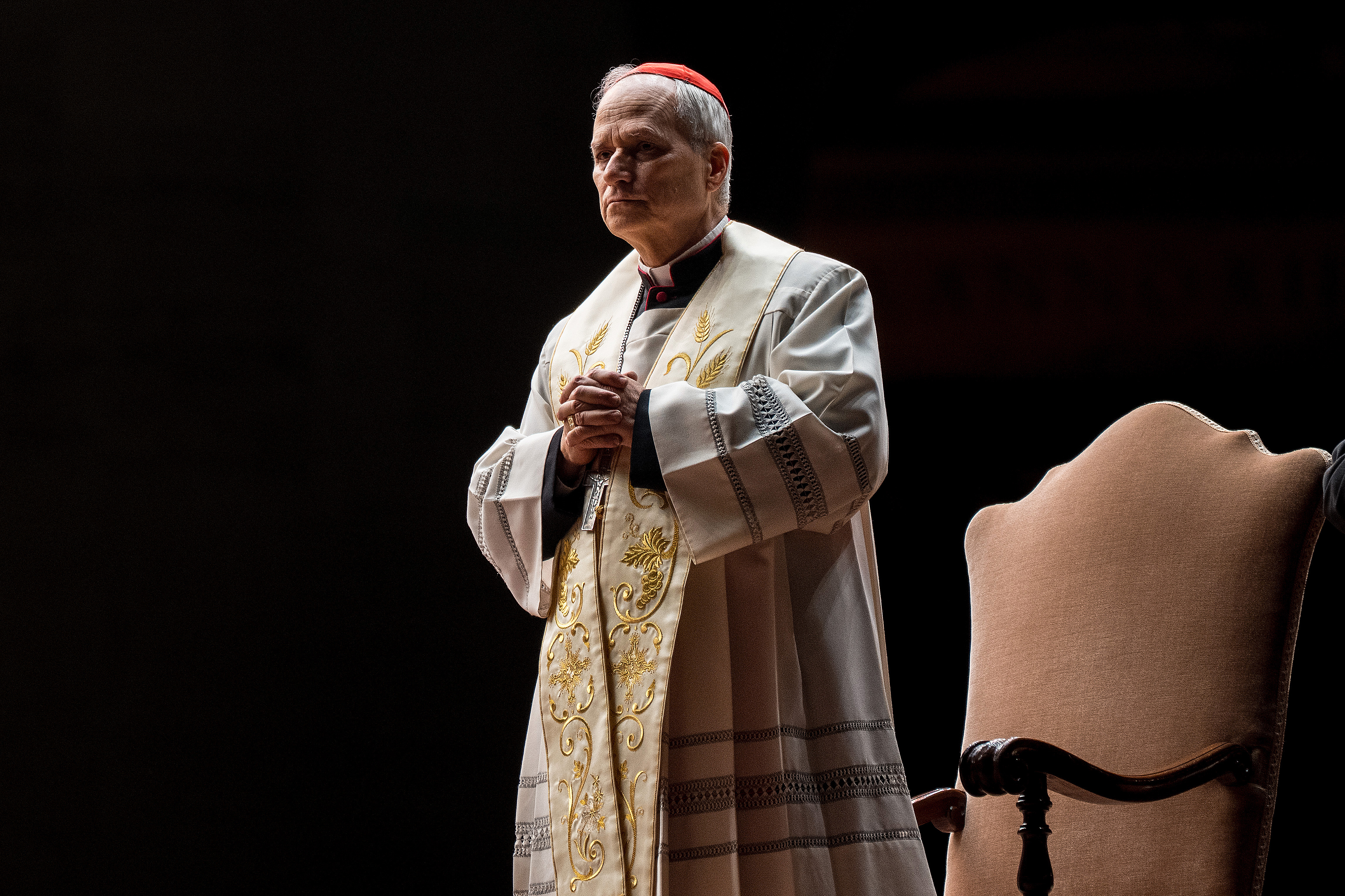 Cardinal Robert Francis Prevost Leads Rosary Prayers For Health Of Pope Francis
