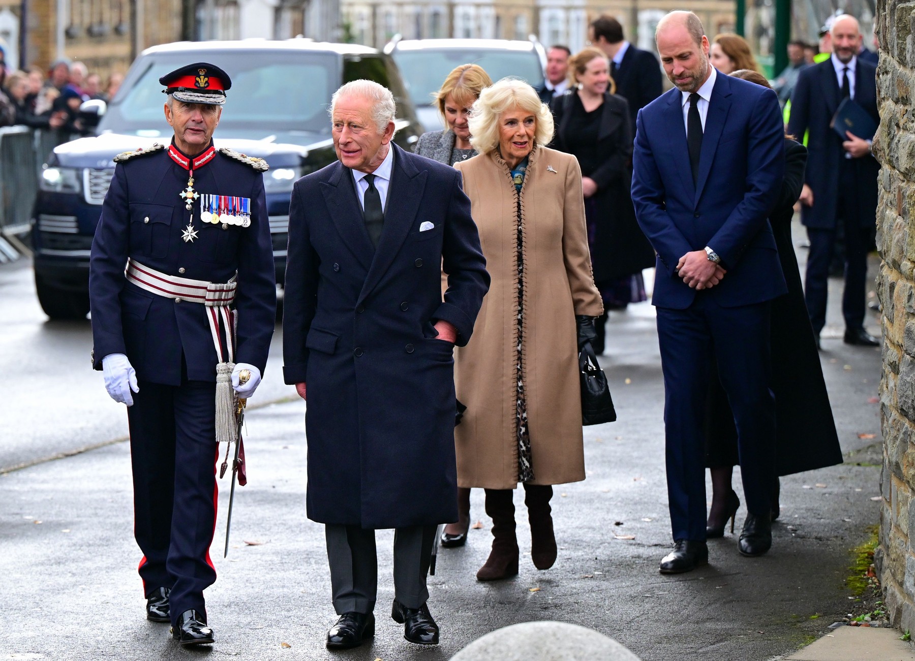 Royal visit to Aberfan Memorial Garden and Aberfan &amp;amp; Merthyr Vale Community Centre to mark the 60th anniversary of the Aberfan disaster, Merthyr Tydfil, Wales, UK - 21 Oct 2026