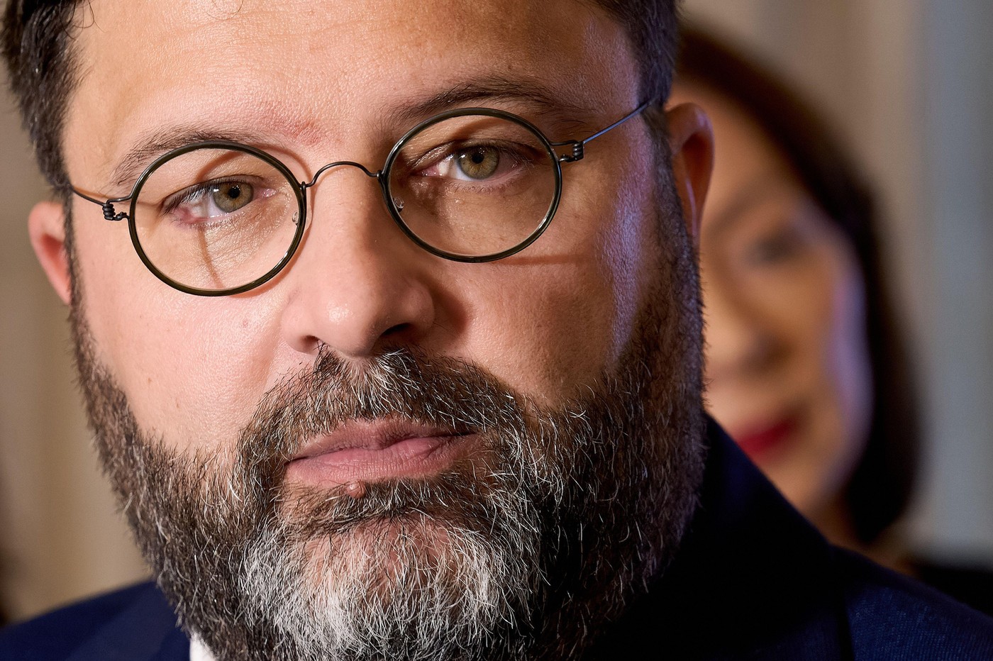 Bucharest, Romania. 20th Oct, 2026. Sebastian Dan Neculaescu, proposed by prime minister-designate Luca Niculescu for the position of Minister of Foreign Affairs, is heard in the specialized committees of the Senate and the Chamber of Deputies at the Roma
