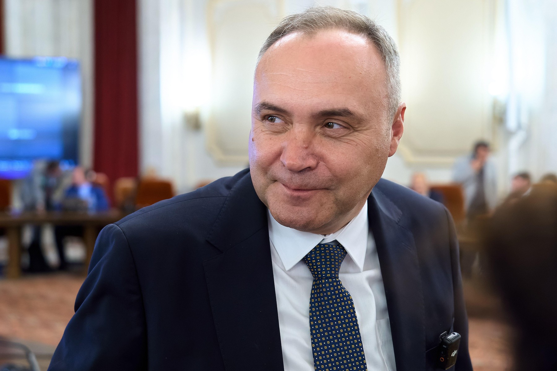 Bucharest, Romania. 19th Oct, 2026: Dumitru Chisalita, proposed by prime minister-designate Luca Niculescu for the position of Minister of Energy, is heard in the specialized committees of the Senate and the Chamber of Deputies at the Romanian Parliament