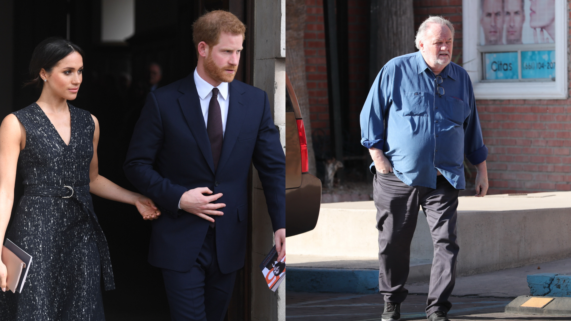 Meghan Markle, prințul Harry, Thomas Markle/ Profimedia